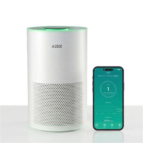 AZIOT Elevate Smart Air Purifier for Home & Office, 4-Stage HEPA H13 ...