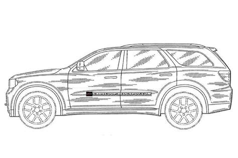 Dodge Durango 2012 - Sketch e rendering - 2/8