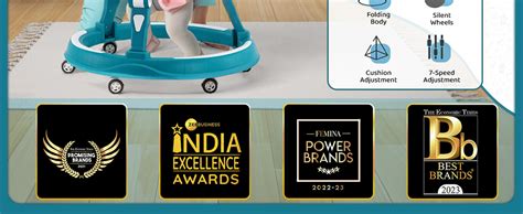 Buy StarAndDaisy 360 Baby Walker 6-24 Months / 7 Level Height ...