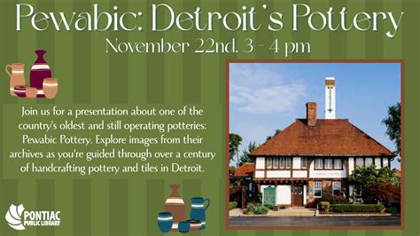 Nov Pewabic – Pontiac Public Library