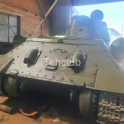 Танк Т-34-76, копия на ходу, продажа, цена договорная ⋆ Техклуб