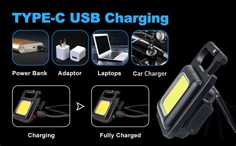 Multifunctional Flashlight Small Metal Pocket Light Emergency Light ...