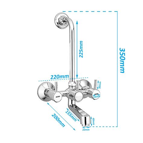 Shower Mixer Standard Dimensions at Nora Dry blog