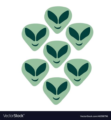 Alien Head 2D Vector 的图像结果