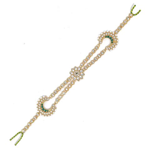 Ethnic Mathapatti Sheeshful White Pearl and Kundan Work for women ...