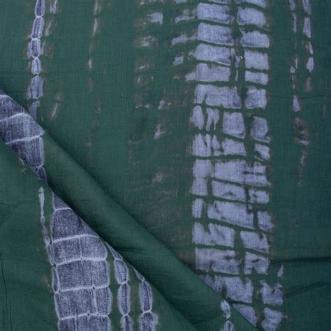 Buy Premium Green Shibori Cotton Tie And Dye Fabric Online – Dmaasa