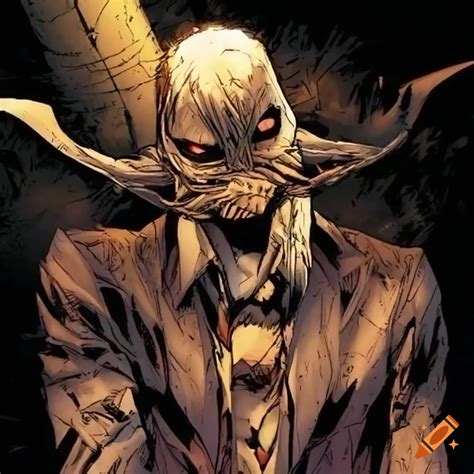 Image of the scarecrow from dc comics on Craiyon