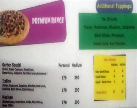 Menu at Chatkazz, Lucknow, 18/116