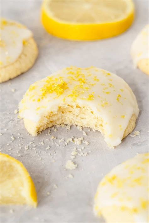 Soft Lemon Ricotta Cookies (with lemon glaze) - Vintage Kitchen Notes