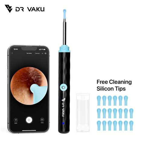 Dr. Vaku ® Earocam Earwax Removal Tool with 1080p Wireless Camera ...