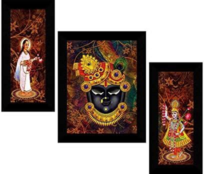 SAF paintings Diwali Gift for Home UV Textured Print Framed Art Print ...