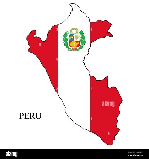 It Borders And Country Map Of Peru