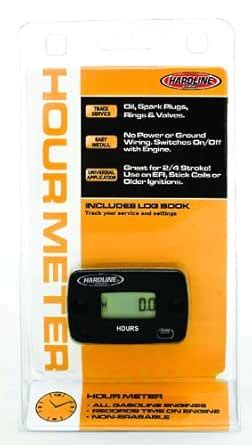 Hardline Products HR-8063-2 Hour Meter for 2-Cylinder Engines : Amazon ...