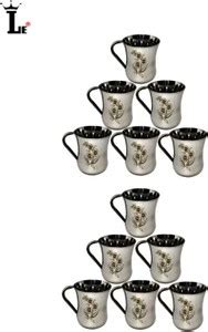 LEROYAL (Pack of 12) Tea/Cup Glass Set Water/Juice Glass Price in India ...