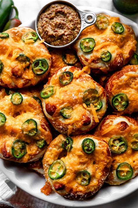 Jalapeño Cheddar Soft Pretzels - Sally's Baking Addiction - emsekflol.com
