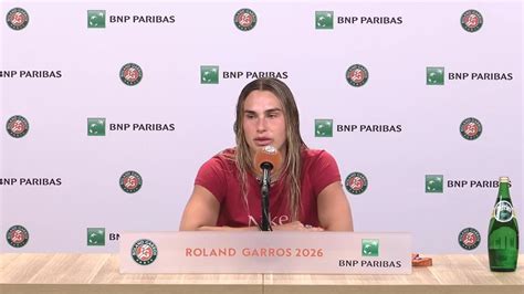 'I felt so bad for him. I always cheer for Yannick' - Sabalenka sorry ...