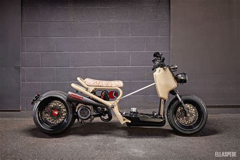 This Zany Custom Honda Ruckus Is Stretched, Slammed, and Adorably Impractical - autoevolution
