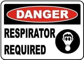 Safety Message Boards & Sign Foam Board | Danger-Respirator Required ...