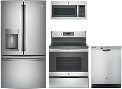 GE 4-Piece Stainless Steel Kitchen Package with India | Ubuy