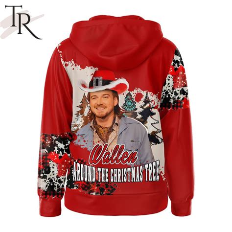 Wallen Around The Christmas Tree Morgan Wallen 3D Unisex Hoodie ...
