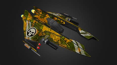 SciFi - Winged Fighter - Space Pirate Ship - 3D model by ArvisMag ...