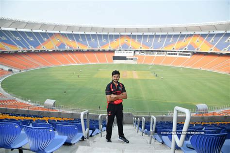 Cricketer Priyank Panchal trains at Narendra Modi Stadium- The Etimes ...