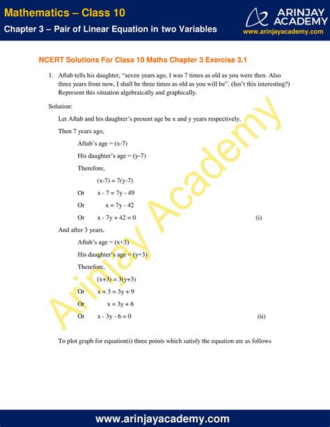 Image result for Class 10 Maths Exercise 3.1