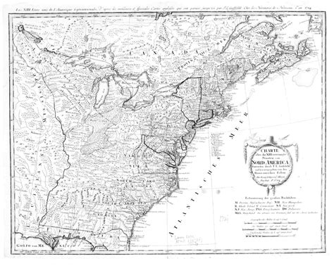 1784 Map of the United States of America - Dutch