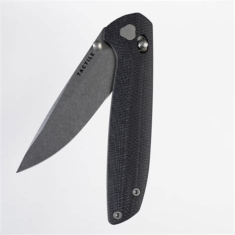 Tactile Knife Co Maverick Knife | Thumbstud | Black G-10 | National ...