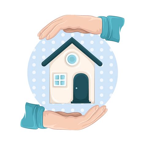 Illustration of home insurance 46318503 Vector Art at Vecteezy