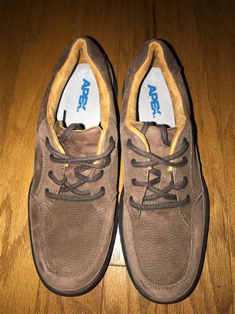 Dr. Comfort Justin Men's Casual Shoe Chestnut Nubuck … - Gem