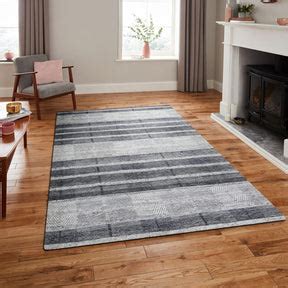 LIBER TINE SILVER GREY HAND TUFTED CARPET