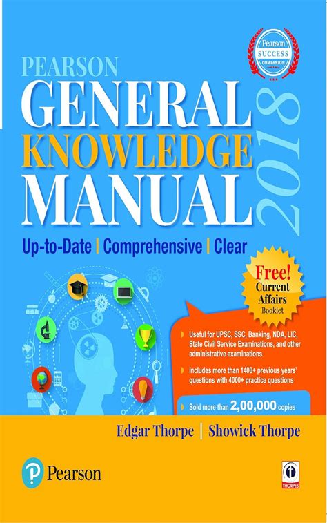 The Pearson General Knowledge Manual 2018 (With Current Affairs ...