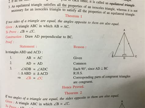 show that is an isosceles triangle angles opposite to equal sides are ...