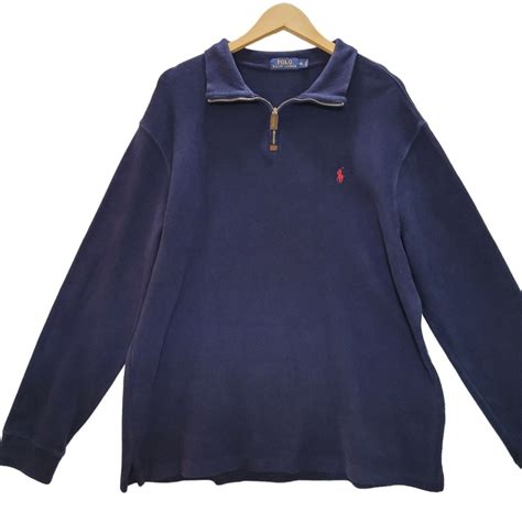 Navy Pullover Sweater Mens