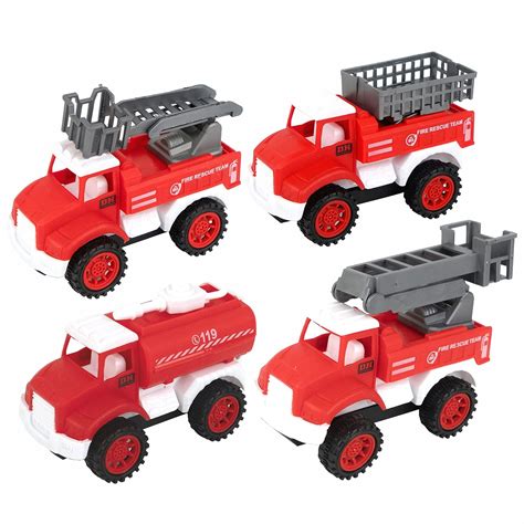 Buy ESnipe Mart ® City Fire Rescue Engine Truck, Team Mission Toy ...