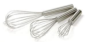 Buy M Tech Introducing Stainless Steel Wire Whisk Set of 3-Piece ...