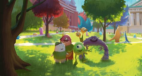 Monsters University Crew Gathered in Vibrant 4K Ultra HD Art Wallpaper