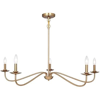 RokiniiCasa Modern Chandelier, 5 Lights Chandelier for Dining India | Ubuy