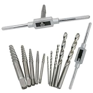 BAZPUR MART® Stripped Bolt Extractor Kit: 11-Piece Screw Remover Set ...