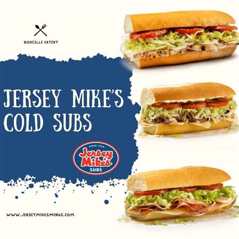 Jersey Mike's Hot Subs Menu with Prices