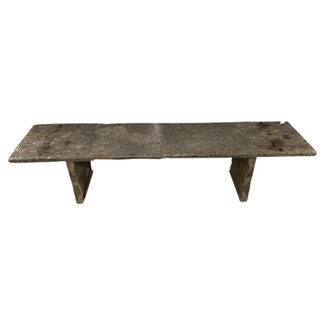 Andrianna Shamaris Antique African Coffee Table or Bench at 1stDibs