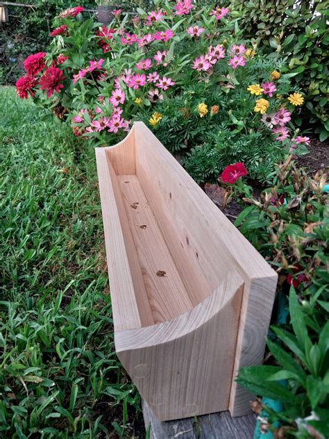 Flower Box, Window Planter Box, Cypress Window Planter Box, Window ...