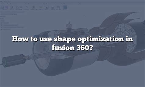 Fusion 360 Simulation Tutorial Shape Optiimization 的图像结果