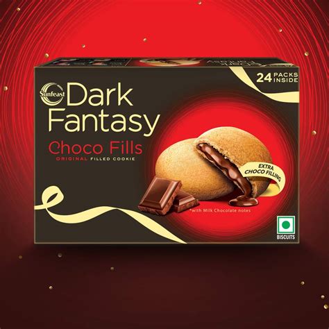 Sunfeast DARK FANTASY CHOCO FILLS 300 GM Cream Filled Biscuit Price in ...