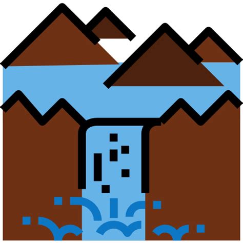 Waterfall - Free nature icons