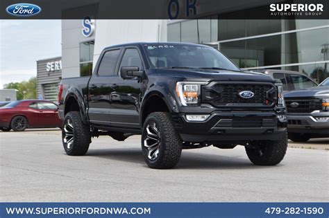 New 2023 Ford F-150 Black Widow 4WD SuperCrew® in Siloam Springs #FB23252 | Superior Ford