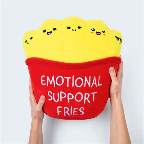 Emotional Support JUMBO Fries: The Ultimate Plush Pillow – Relatable