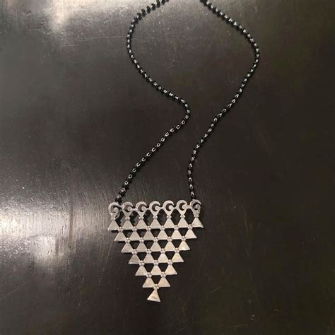 Buy Saraswati Silver Mangalsutra - (Big) by MOHA Online by MOHA