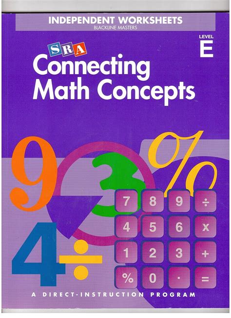 Connecting Math Concepts Independent Worksheets, Level E (Blackline ...